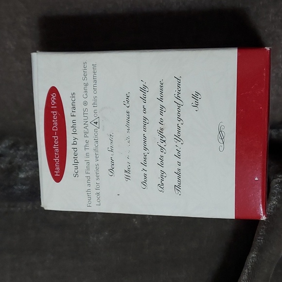 Hallmark Ornament 1996 Sally from Peanuts gang - Picture 2 of 11